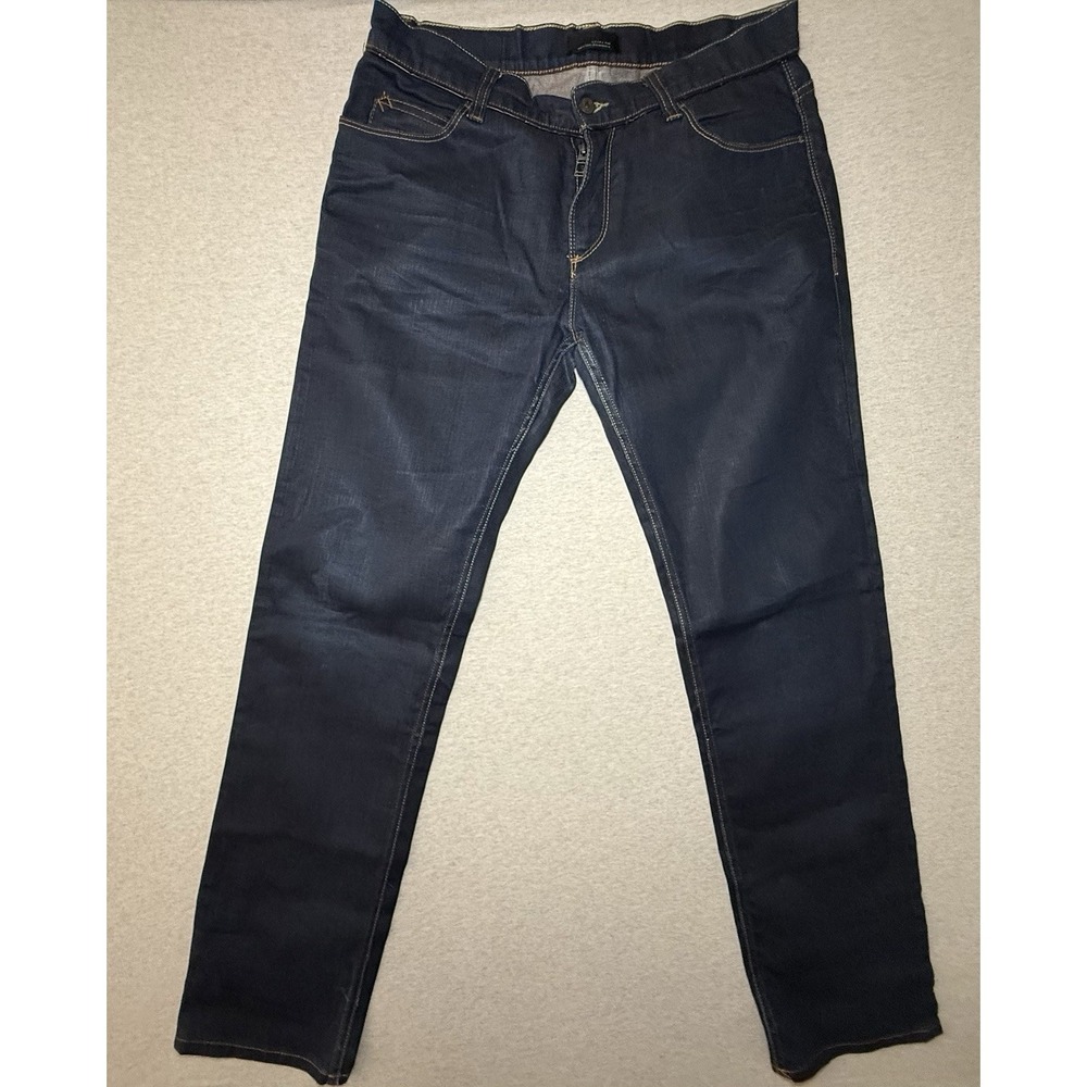 Zara Men Black Tag Dark Blue Jean Size 36